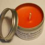 Natural Beeswax Candle - Warm Shortbread Scent